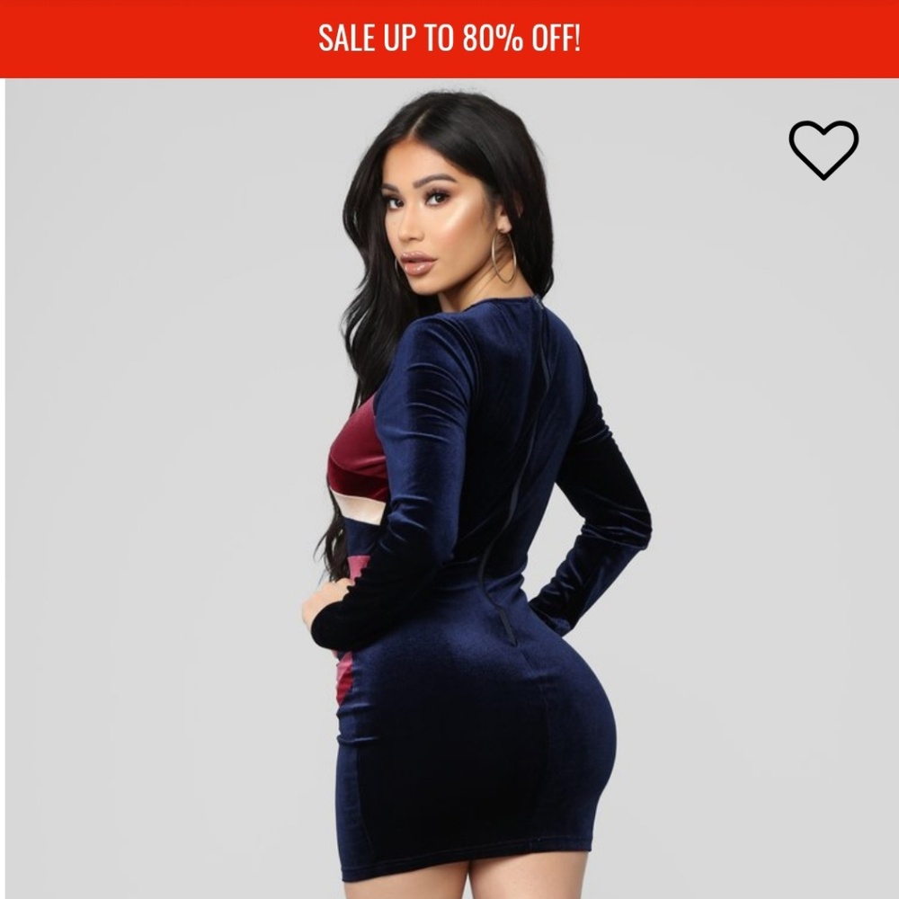 Beautiful plus size Fashion Nova Holiday Dress - Picture 2 of 3